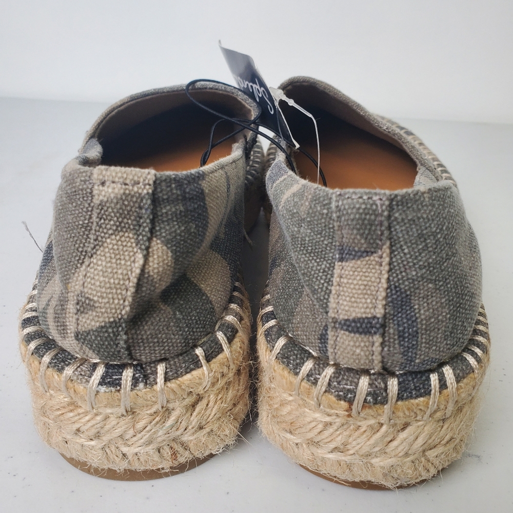 Splendid Laney Sage Camo Espadrille Shoes - Picture 4 of 6